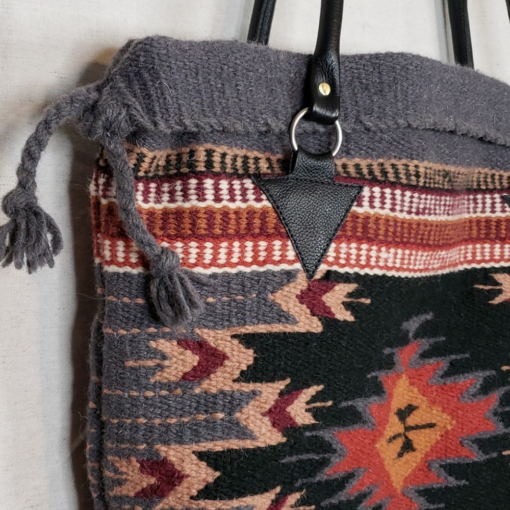 Southwest Gray Purse, Tote Bag